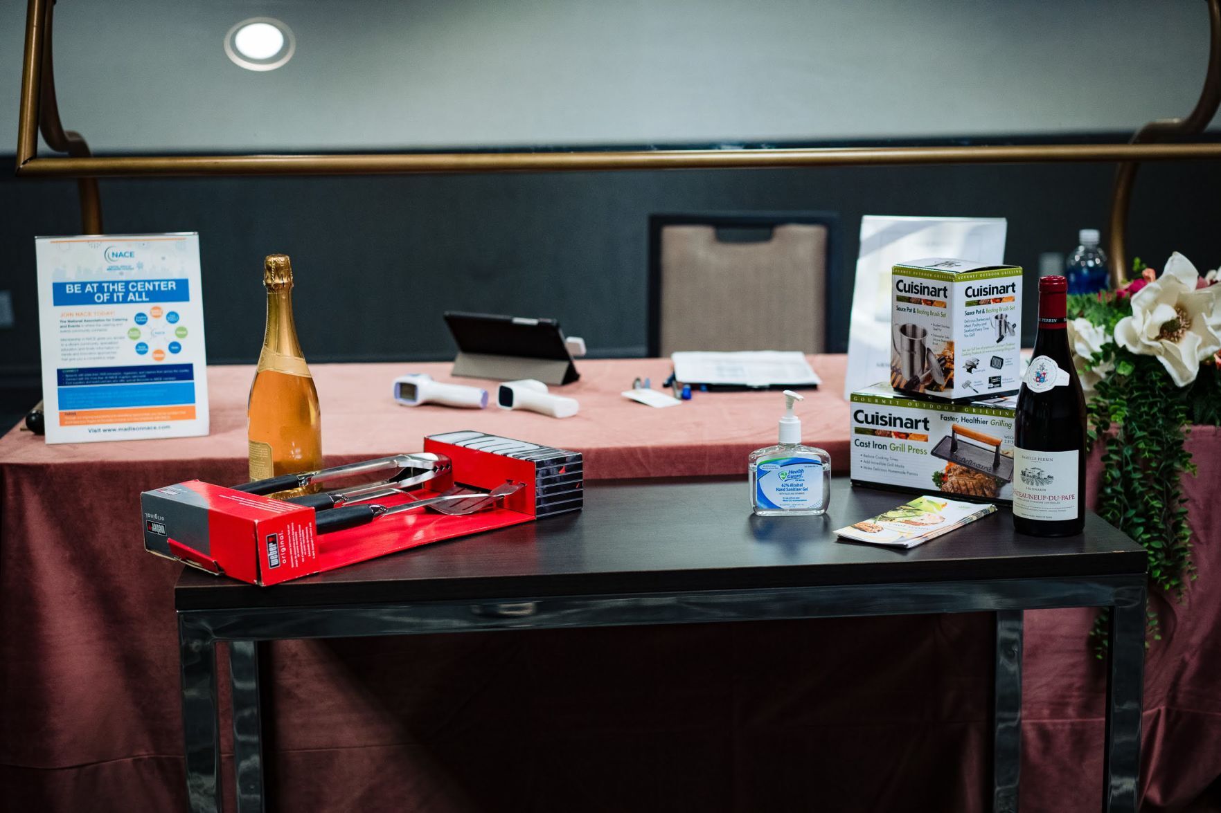 Events registration table